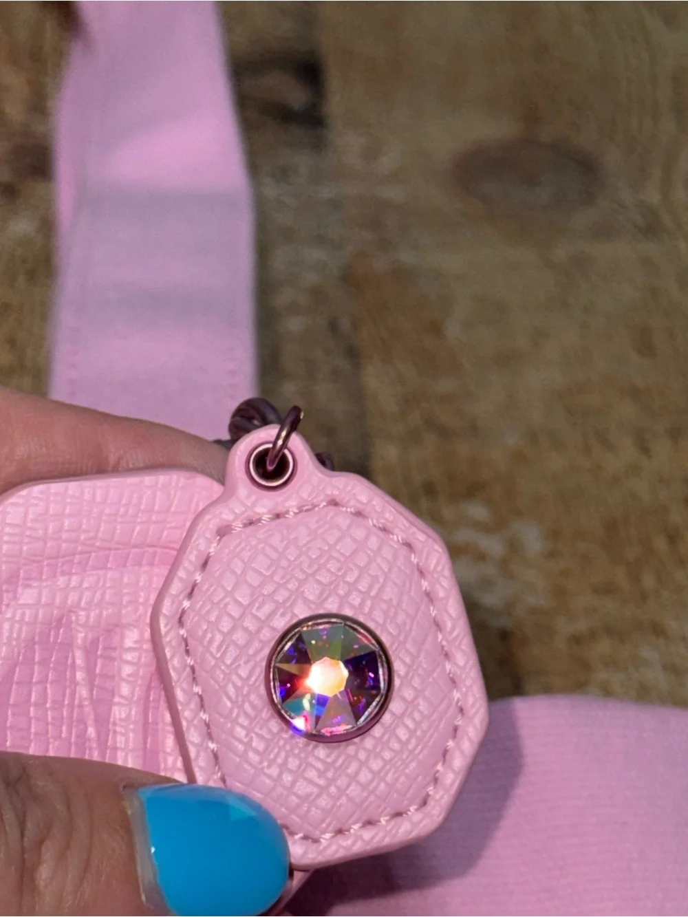 Swarovski pink canvas